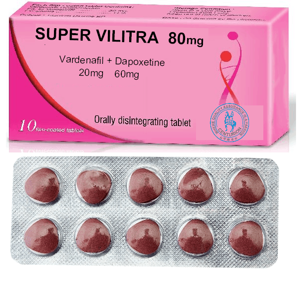 Super Vilitra, dapoxetine, sildenafil